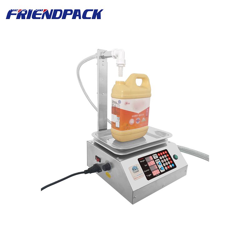 UPK-L17 17L/min Automatic Weighing Filler Electric Diaphragm Pump Filling Machine for Detergent Dishwashing Liquid