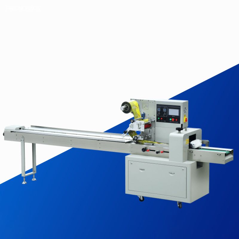 Autoamtic Horizontal Food Biscuit Candy Flow Wrapping Machine Horizontal Form Fill Seal Flow Wrapper Packaging Machine