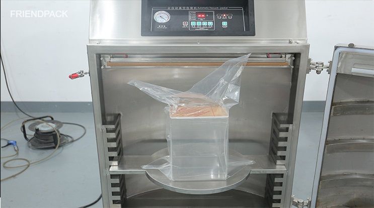 Automatic Small Vertical Corn Silage Bag High Compact Block Food Vacuum Sealing Machine