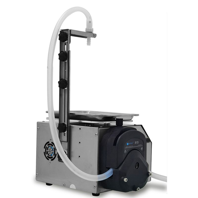 UPK-L13 8L/min Automatic Glue Weighing Filler Electric Peristaltic Pump Filling Machine for Juice Cosmetic Oil Tahini Glue