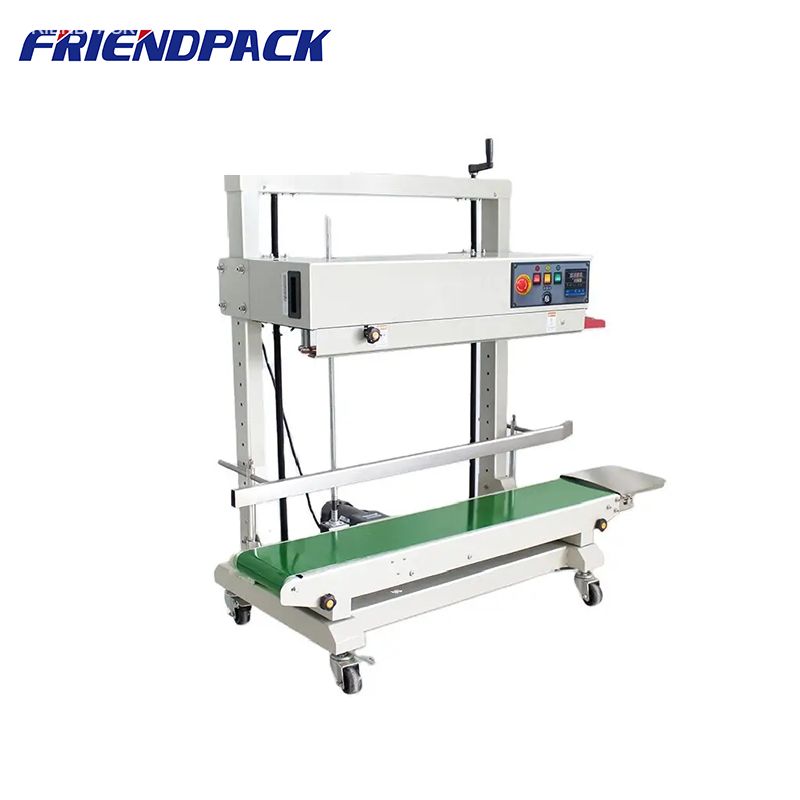 FR1100 Automatic Coding Band Packing Sealer Continuous Plastic Bag Band Sealer Sealing Machine