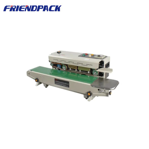 FR900 Automatic Horizontal Continuous Band Sealer Sealing Machine Plastic Bag Band Packing Sealer