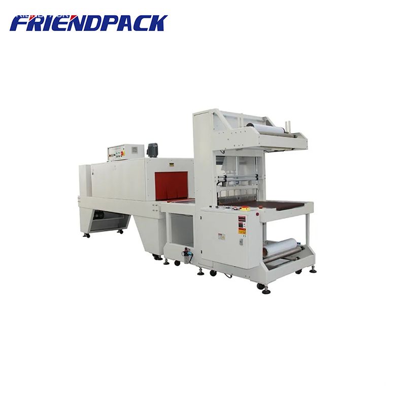 TFB650 Semi Automatic Sleeve Wrapping Machine Automatic Film Packing Shrink Tunnel Heat Wrapping Machine for Water Drinkings