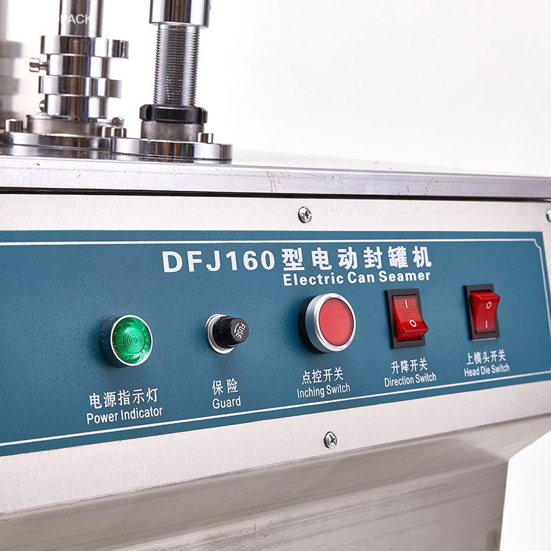 Stainless Steel Semi Automatic Can Sealing Seaming Seamer Machine