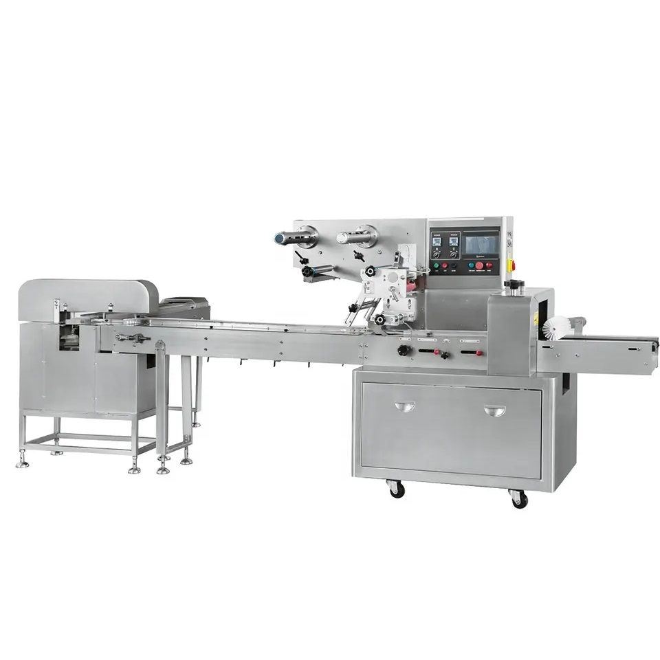 Horizontal Ice Popsicle Flow Wrapping Packing Machine 