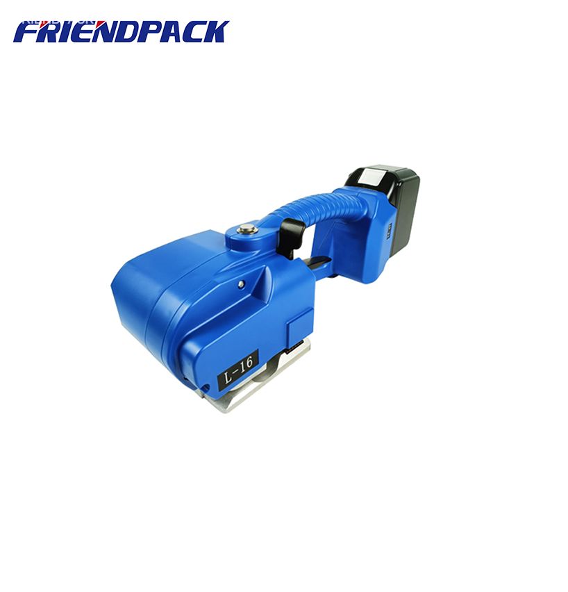 Electric Strapping Machine for 13/16mm PP PET Strap Automatic Strapping Tool with Battery Handheld Banding Tools for Plastic Packaging Strapping Tensioner Baler