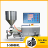 Automatic Desktop Single Head Rotor Pump Rotary Bottle Food Jam Cream Paste Cosmetic Filling Machine