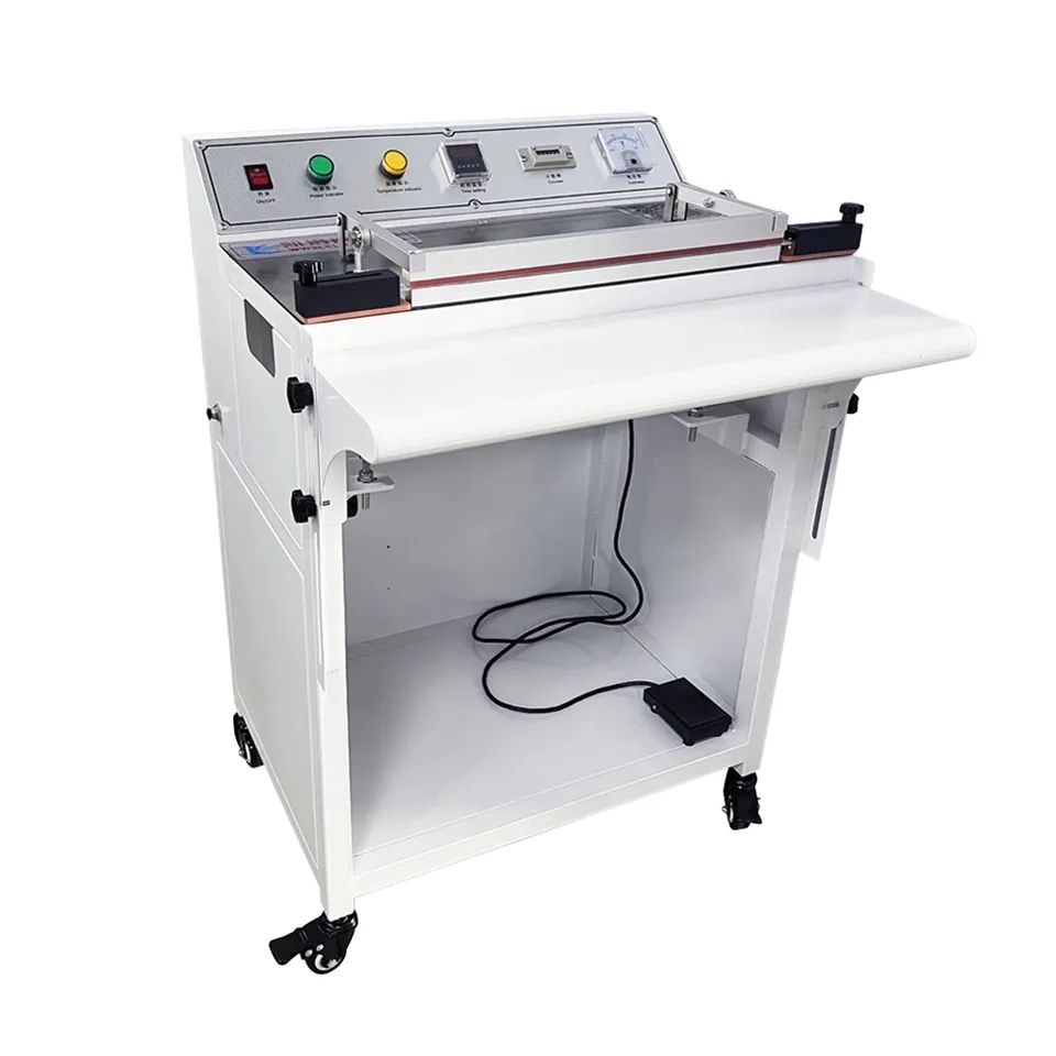 Semi automatic Stainless Steel Continuous Induction Sealer Pneumatic Heat Sealer