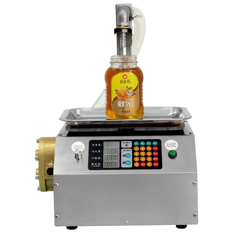 UPK-L15 12L/min Automatic Honey Weighing Filler Electric Digital Bottle Liquid Honey Filling Machine