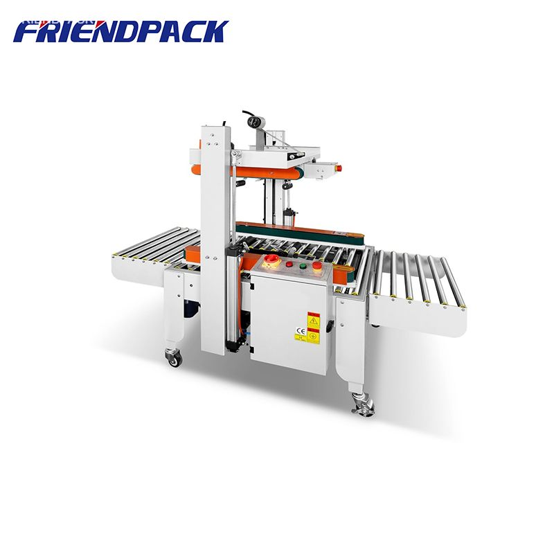 UPK-FXJ5050Q Full Automatic Side Drive Carton Box Sealing Machine Box Case Packaging Taping Sealing Sealer Machine