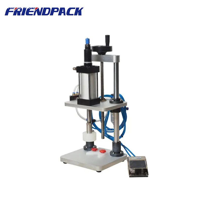10-50mm Automatic Desktop Perfume Cosmetic Plastic Bottle Press Sealing Capping Machine