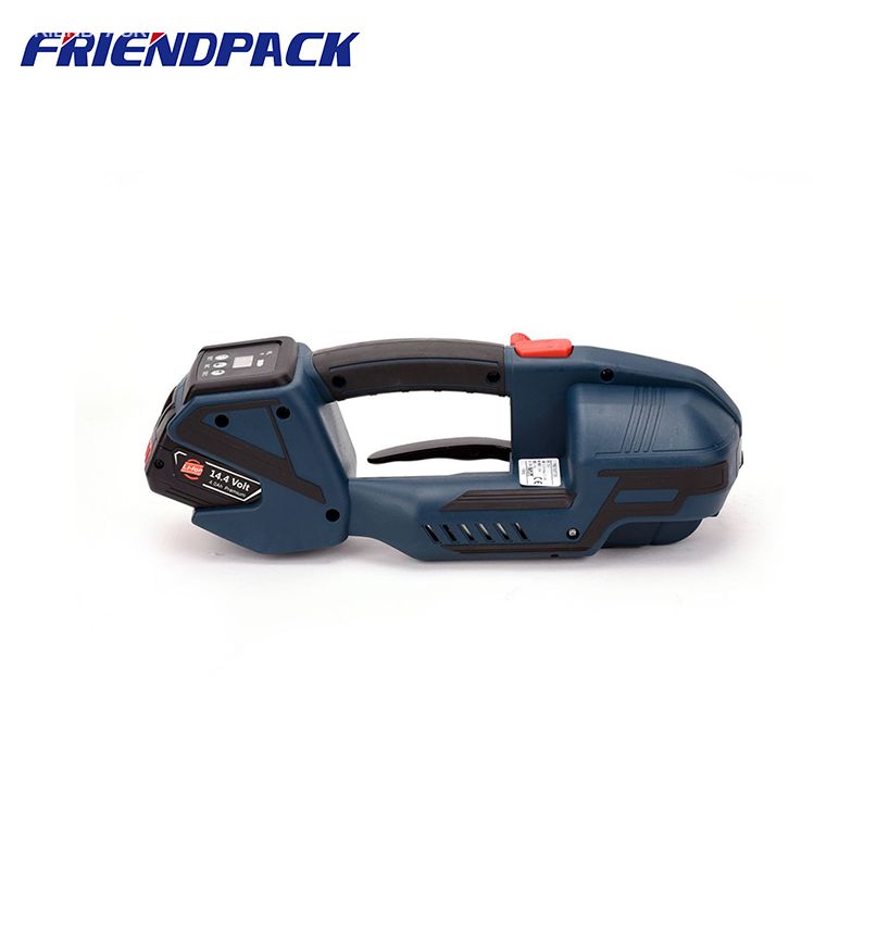 Solid Electric Strapping Machine Portable Baler for 13-16mm PP PET Straps 4000mah Battery Powered Automatic Banding Box Pallet