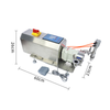 Automatic Desktop Single Head Rotor Pump Rotary Bottle Food Jam Cream Paste Cosmetic Filling Machine