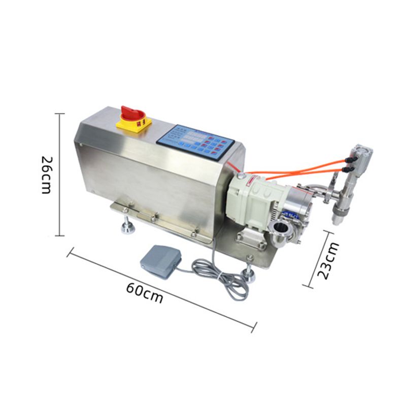 Automatic Desktop Single Head Rotor Pump Rotary Bottle Food Jam Cream Paste Cosmetic Filling Machine