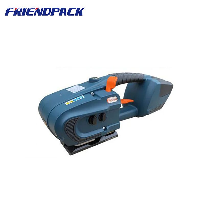 Solid Electric Strapping Machine Portable Baler for 13-16mm PP PET Straps 4000mah Battery Powered Automatic Banding Box Pallet