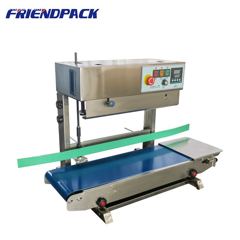 FR5525 Vertical Automatic Continuous Sealing Machine Bag Sealer Machine for PVC Bags Films