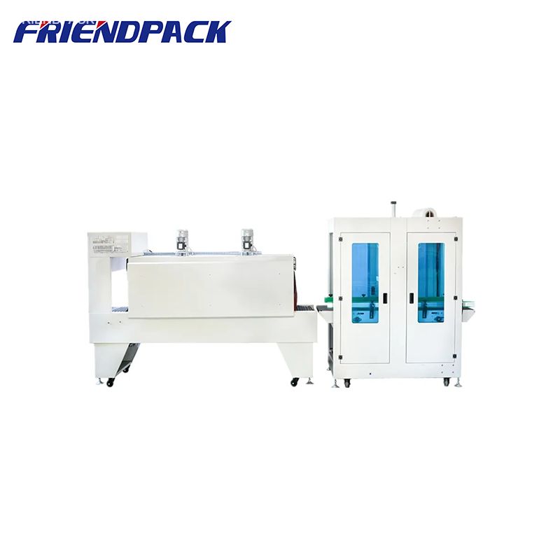 TFZ650 Automatic Plastic Film Sleeve Wrapping Machine Automatic Film Packing Shrink Tunnel Heat Wrapping Machine for Water Drinkings