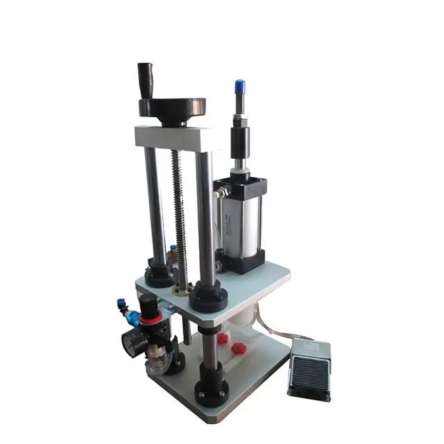 10-50mm Automatic Desktop Perfume Cosmetic Plastic Bottle Press Sealing Capping Machine