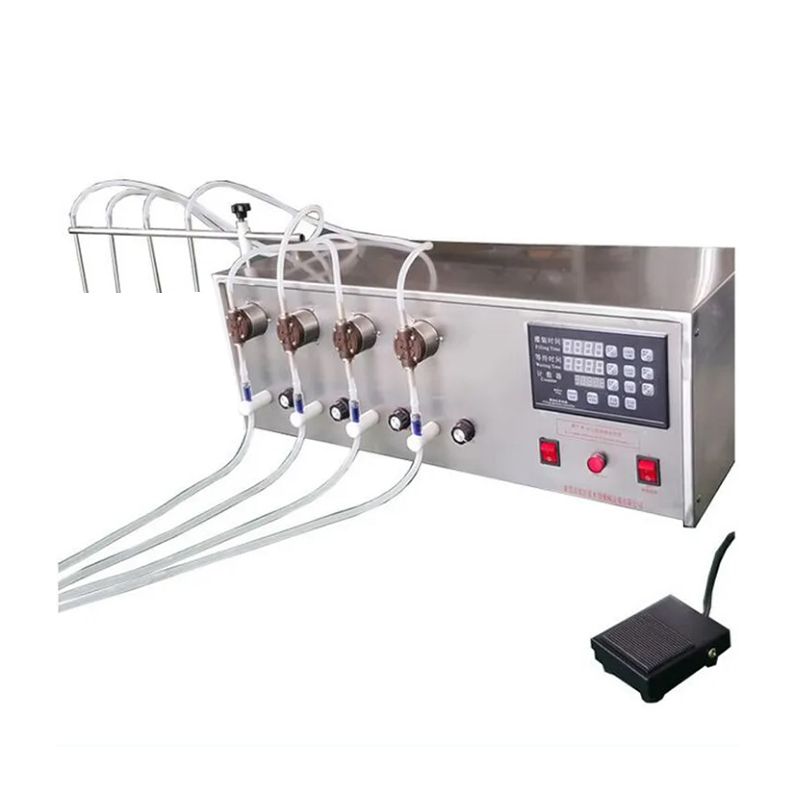 GFK-17C Automatic Liquid Filling Machine 35L Diaphragm Pump Filling Machine For Laundry Solution Hair Conditioner Shower Gel