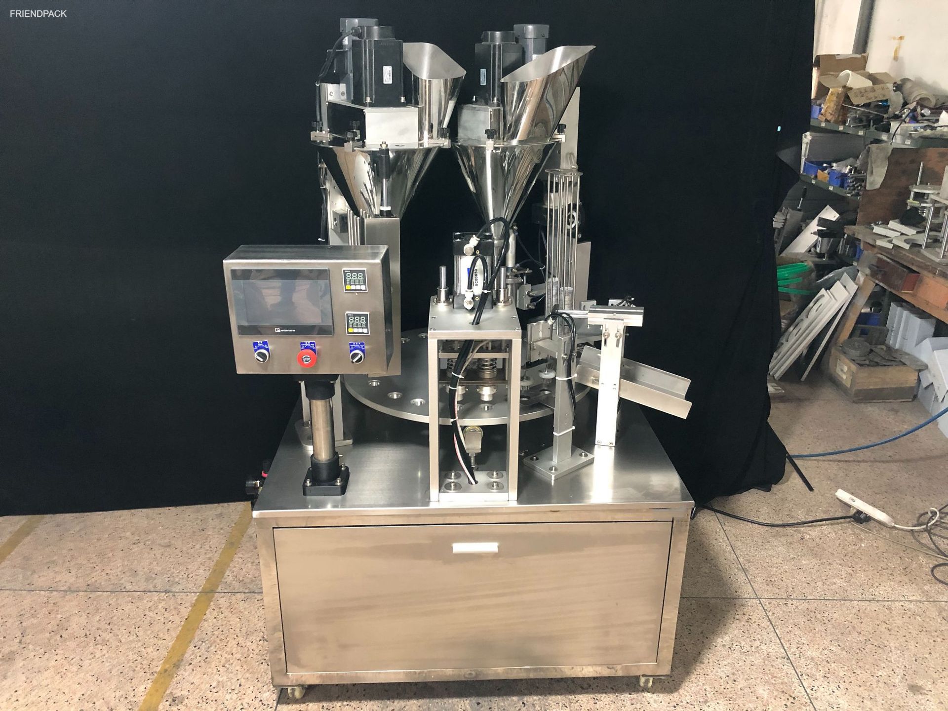Automatic Coffee Cup Filling And Sealing Machine Powder Cup Packing Machine