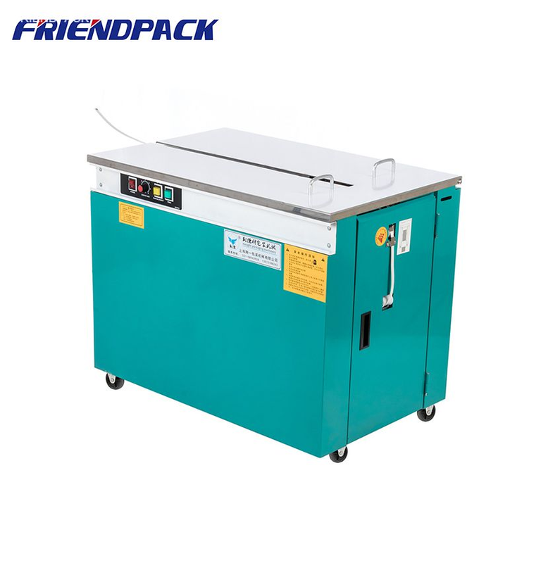 Semi-auto Carton Box Packing Vertical Pp Belt Strapping Machine for Packing