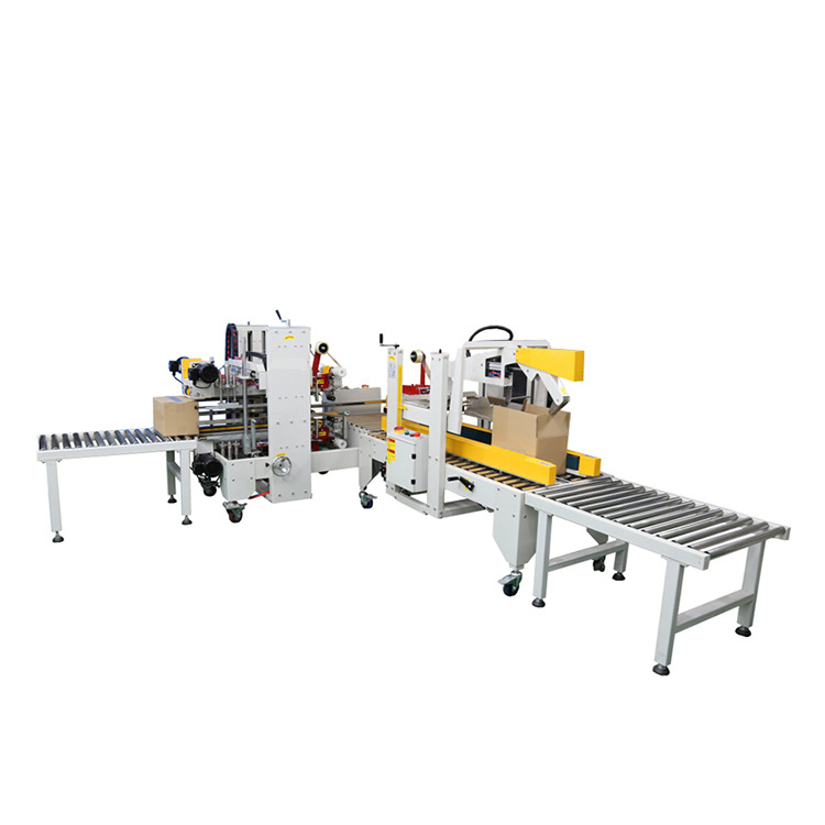UJ215 Automatic Folding And Sealing Carton Sealer Taping Machine